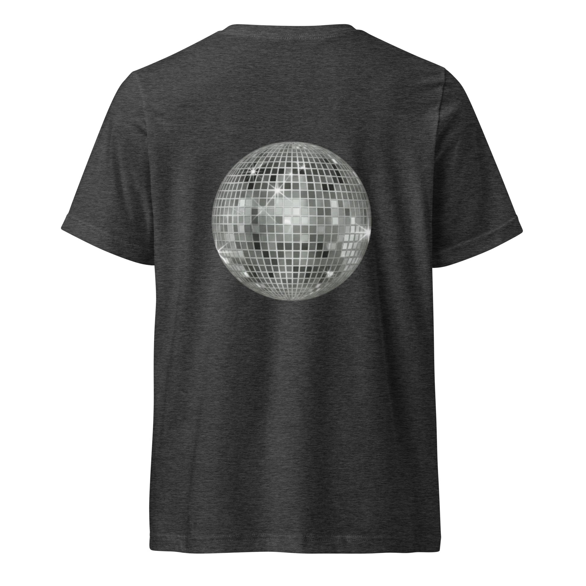 big ol' sparkly discoball back | v-neck tee