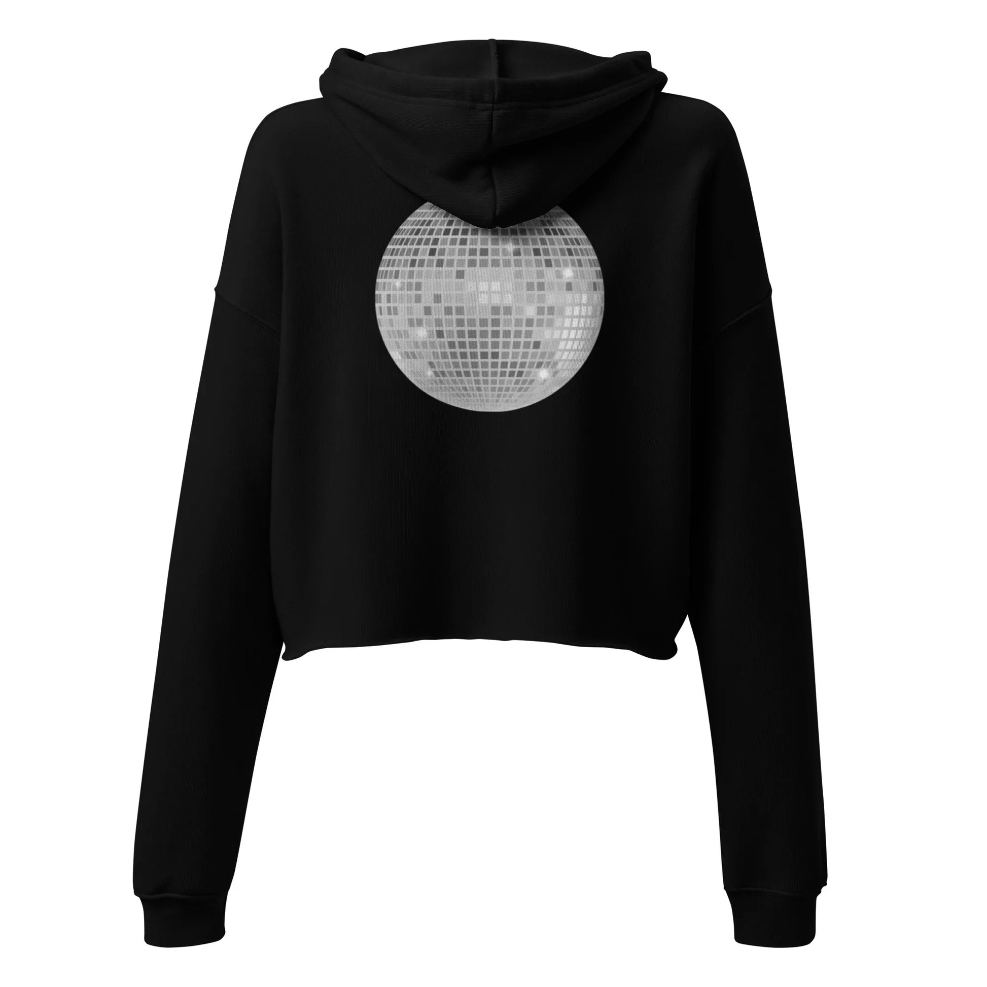 discoball back | crop hoodie - f u n k + f i n a