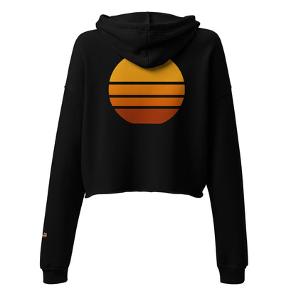 sunset view | crop hoodie