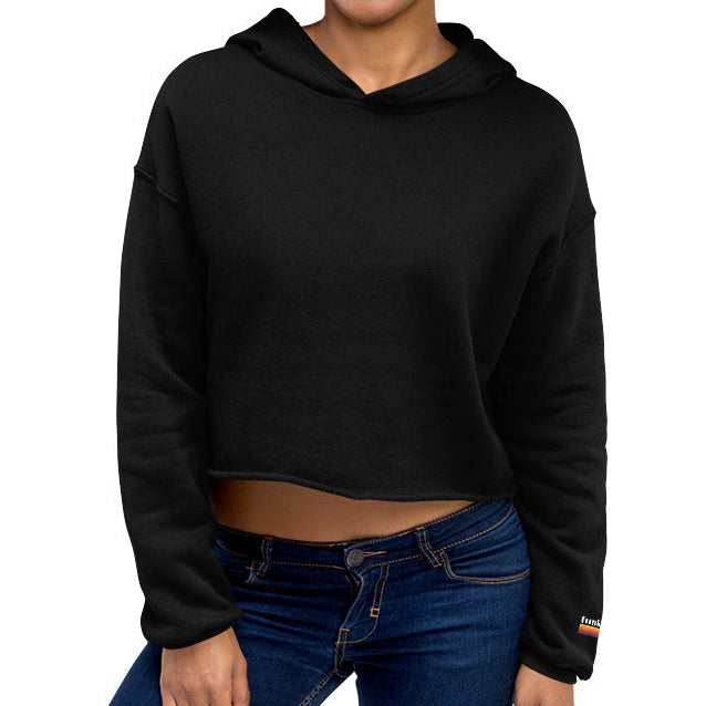 green forest | crop hoodie