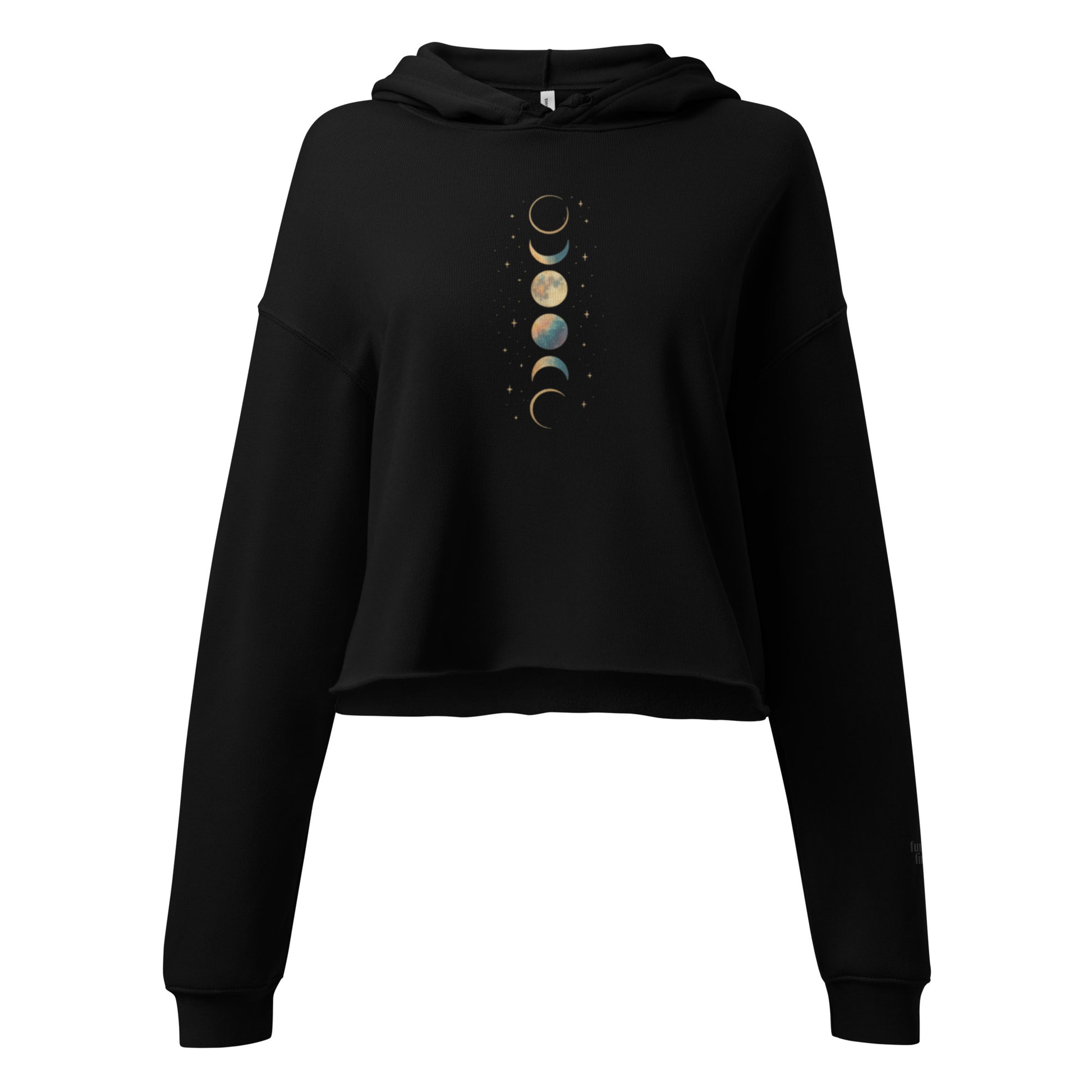 moon phases | crop hoodie