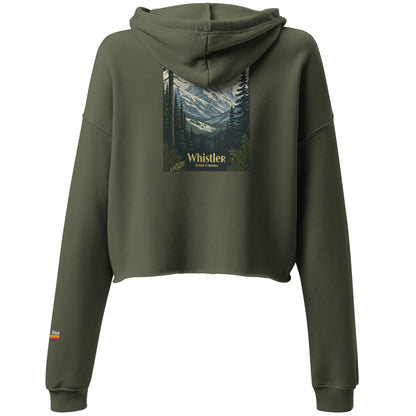 whistler paradise | crop hoodie