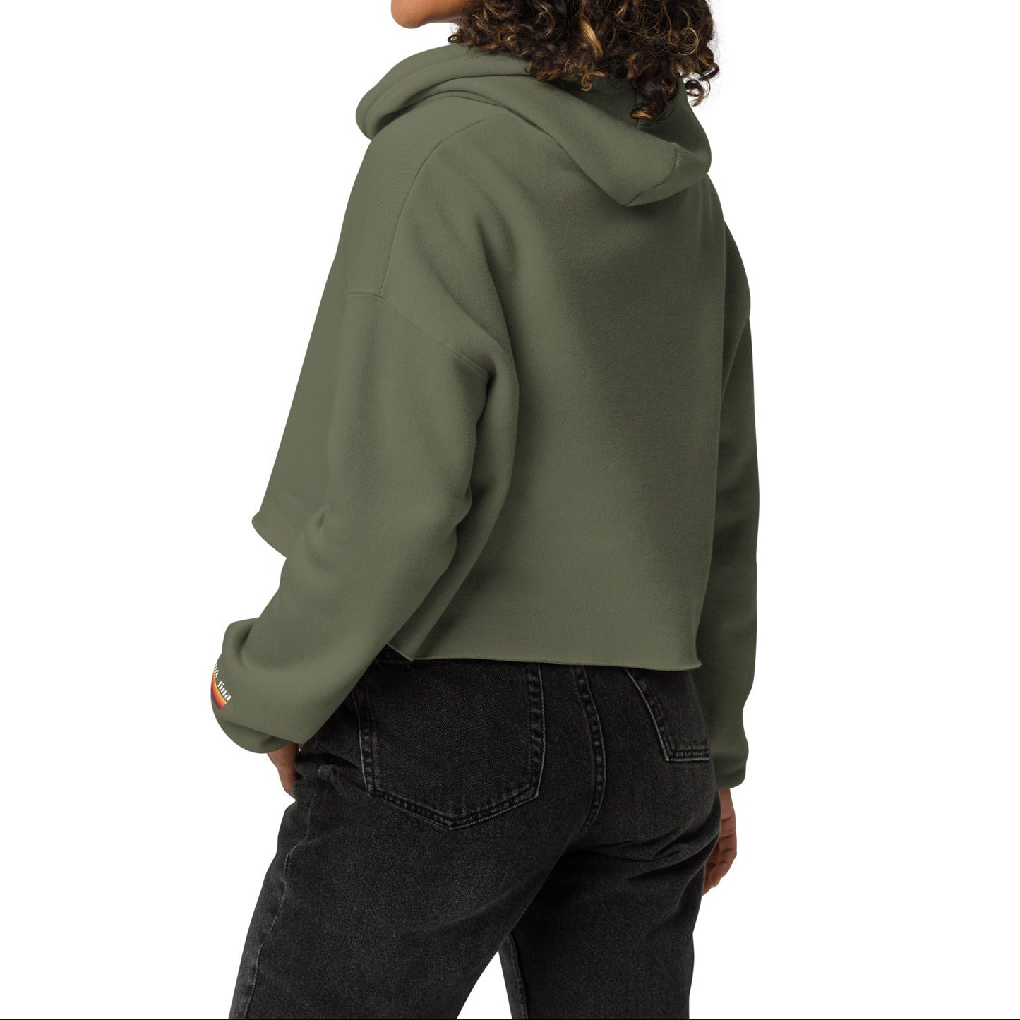 big ol' discoball | crop hoodie