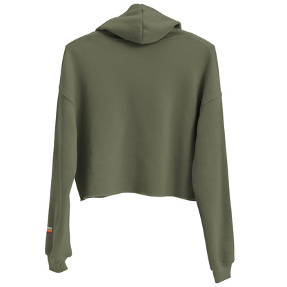 circle of trees | crop hoodie