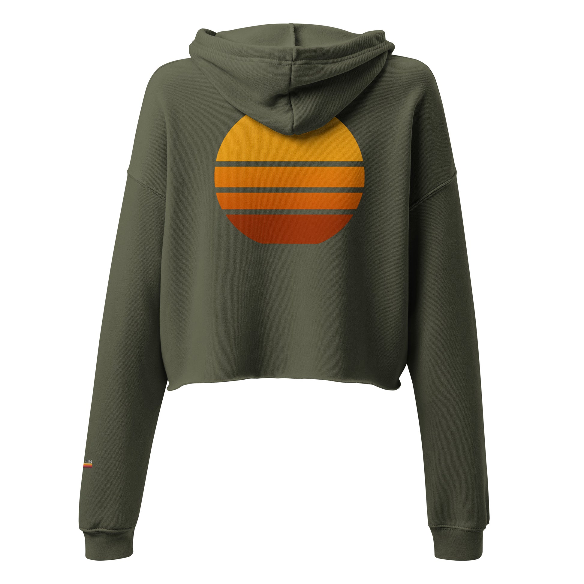 sunset view | crop hoodie
