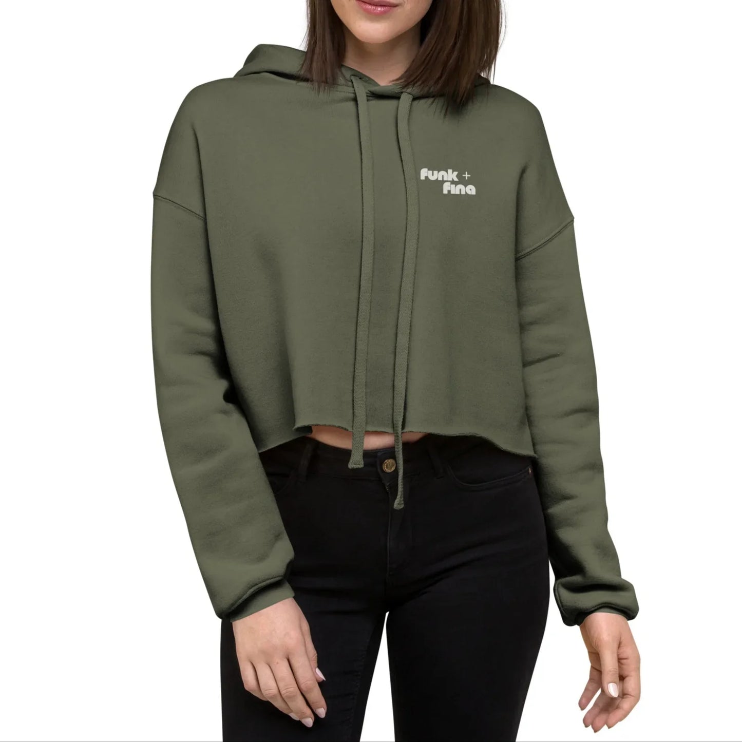 morning sunrise back | crop hoodie - f u n k + f i n a