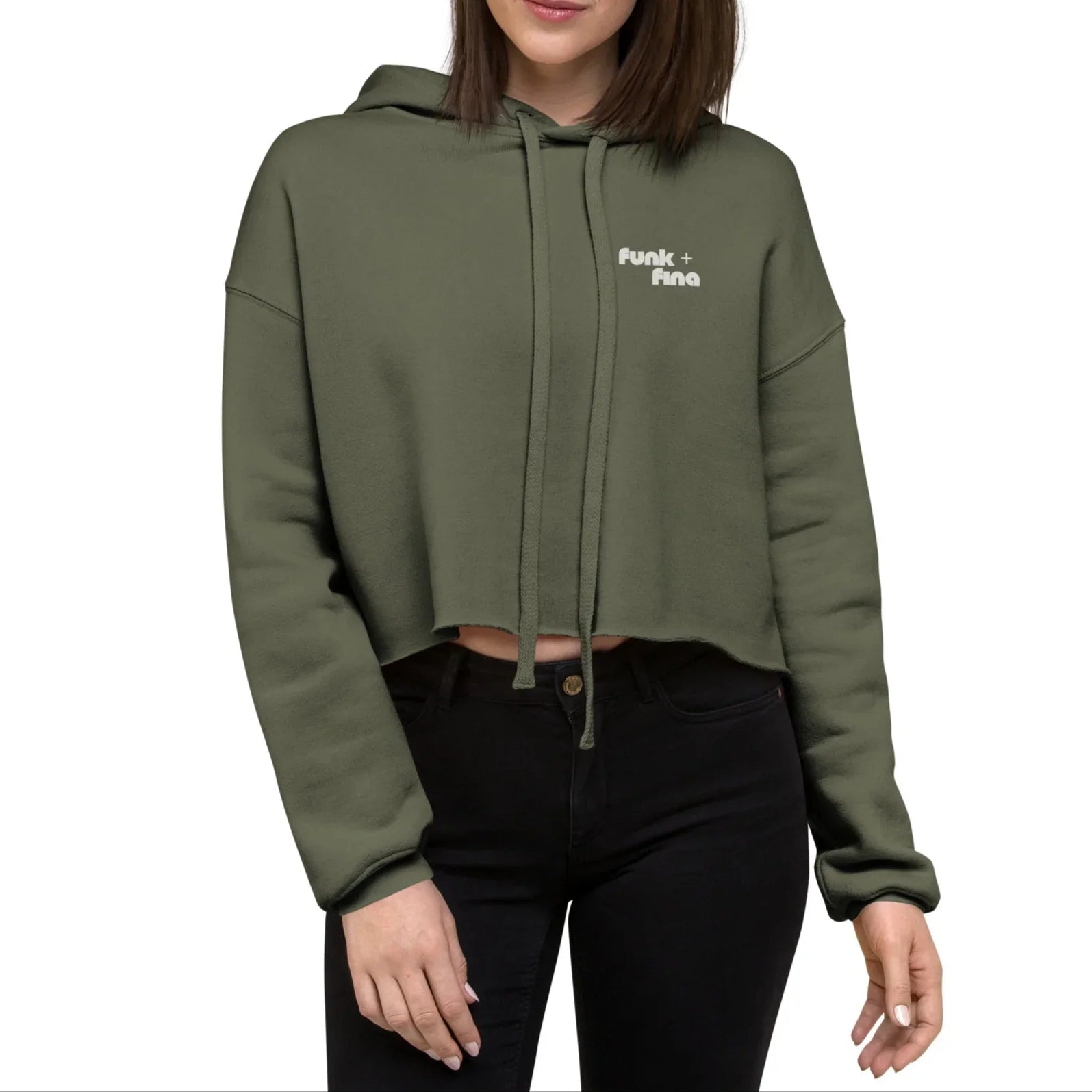 morning sunrise back | crop hoodie - f u n k + f i n a