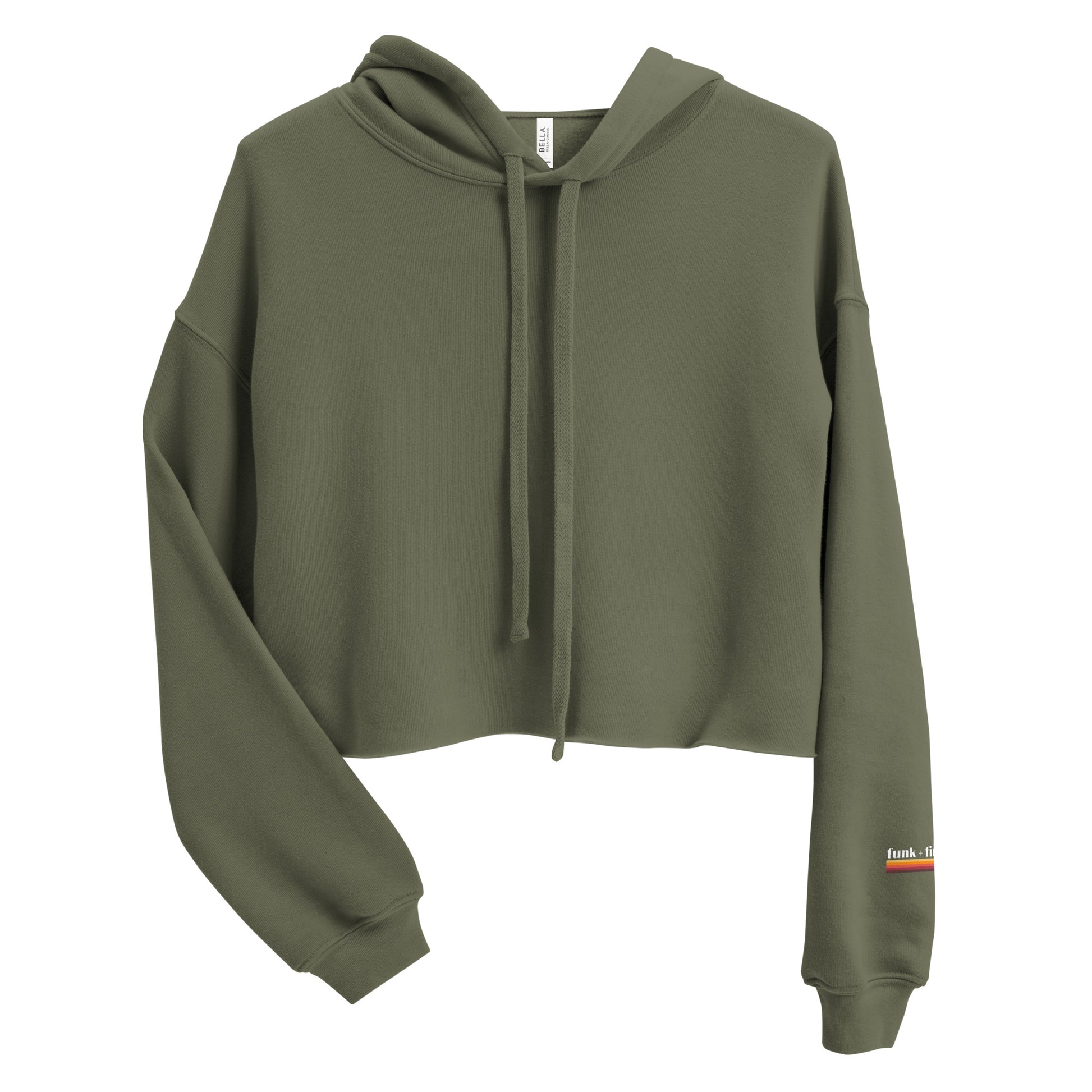 surfing town | crop hoodie