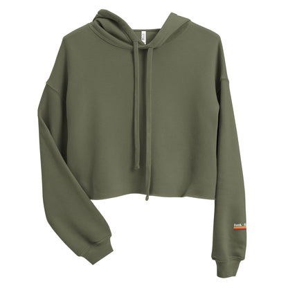 surfing town | crop hoodie
