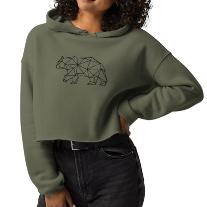 star bear | crop hoodie