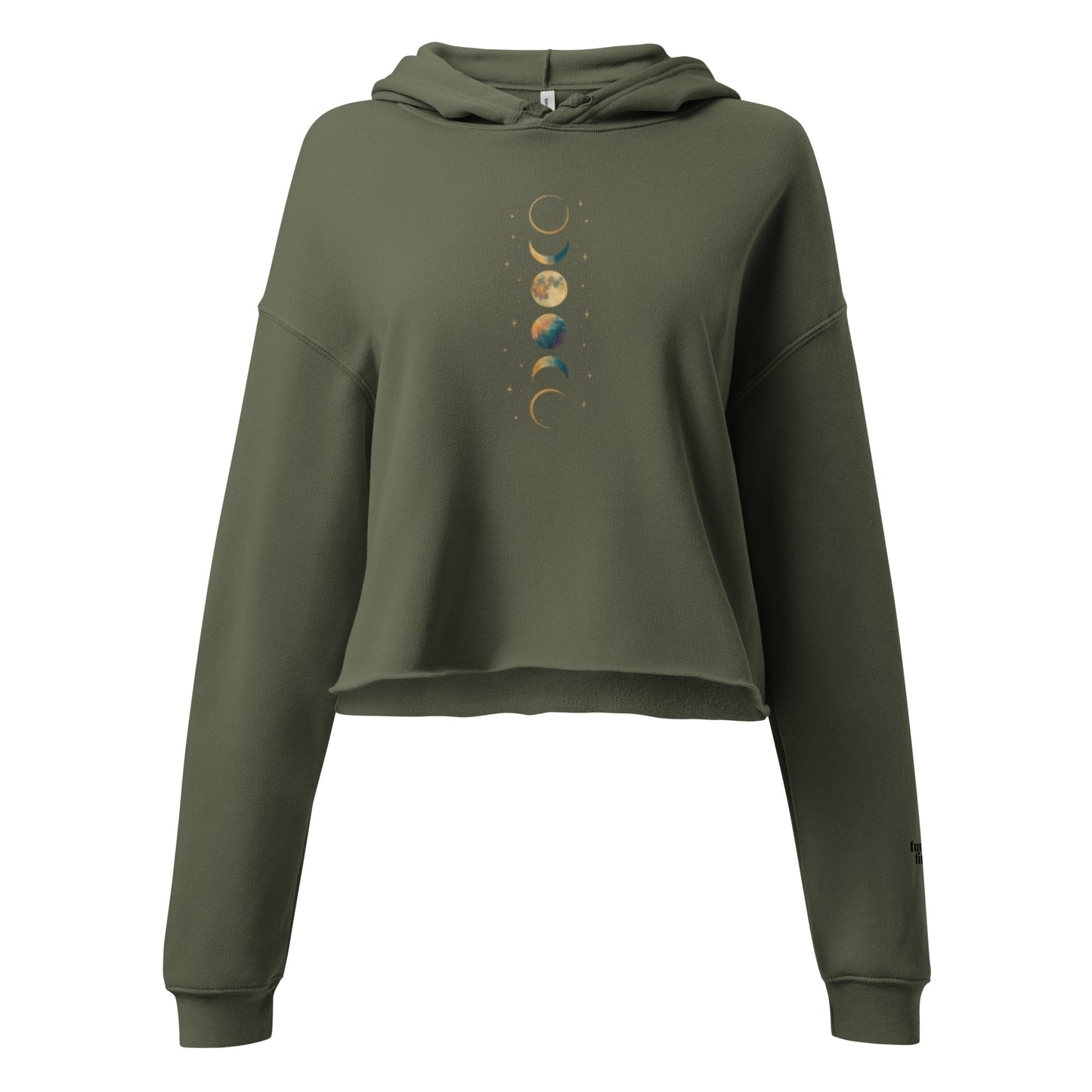 moon phases | crop hoodie