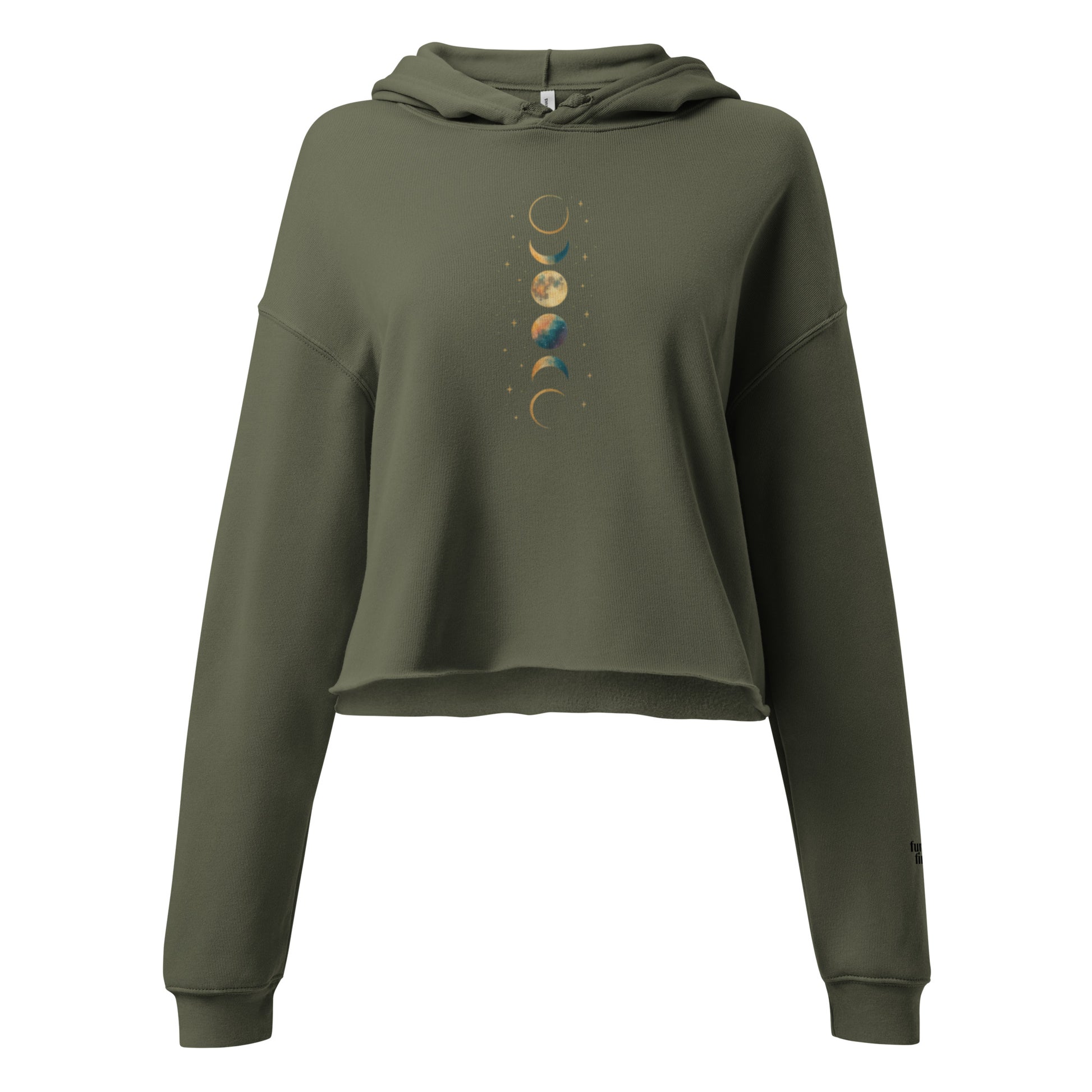 moon phases | crop hoodie