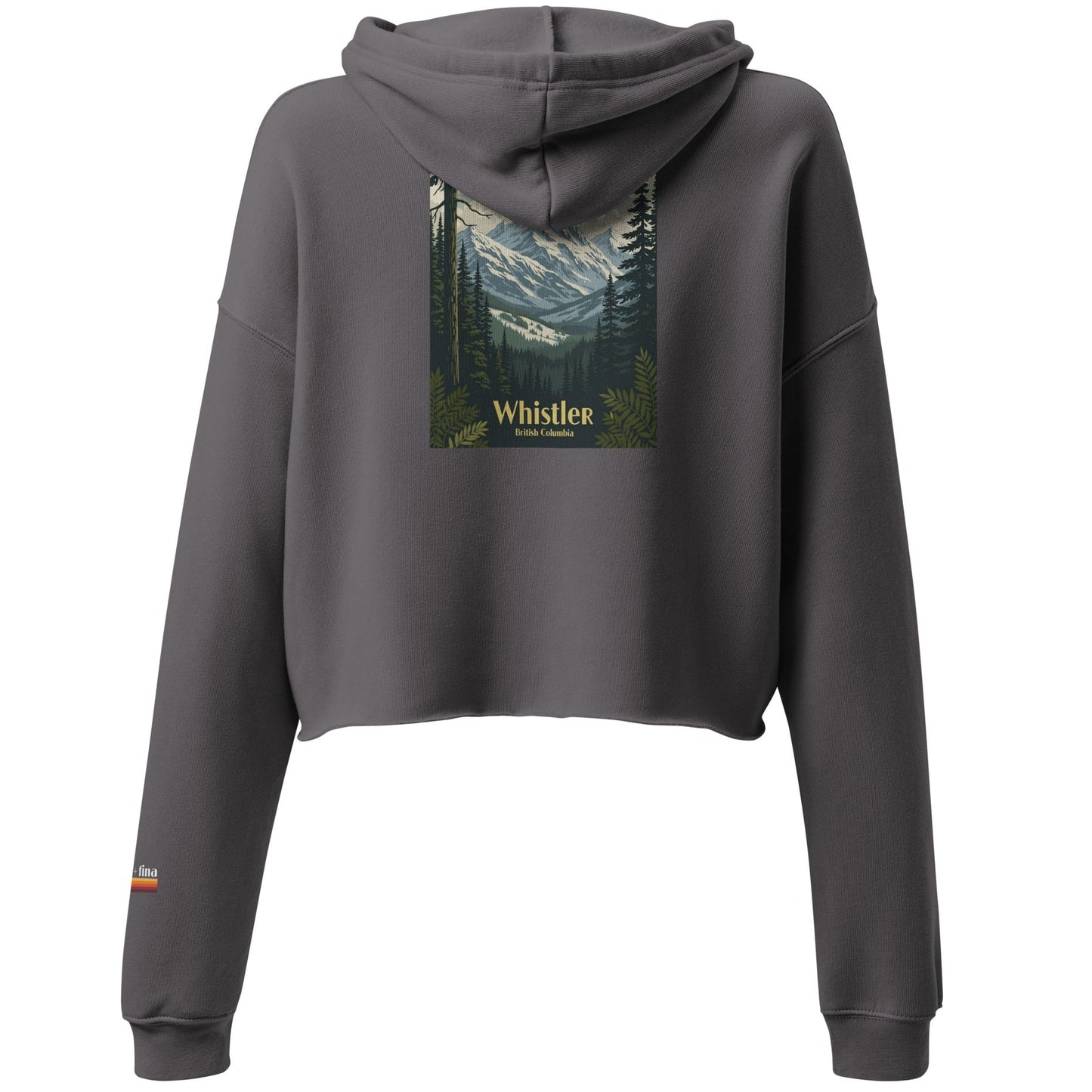 whistler paradise | crop hoodie