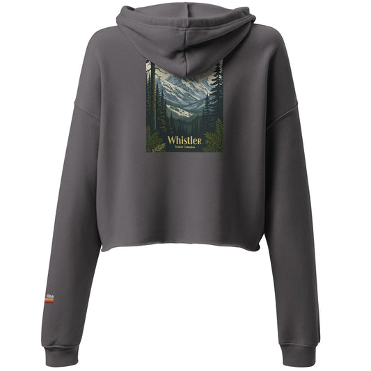 whistler paradise | crop hoodie