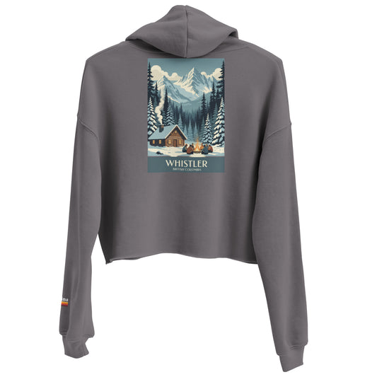 whistler cabin | crop hoodie
