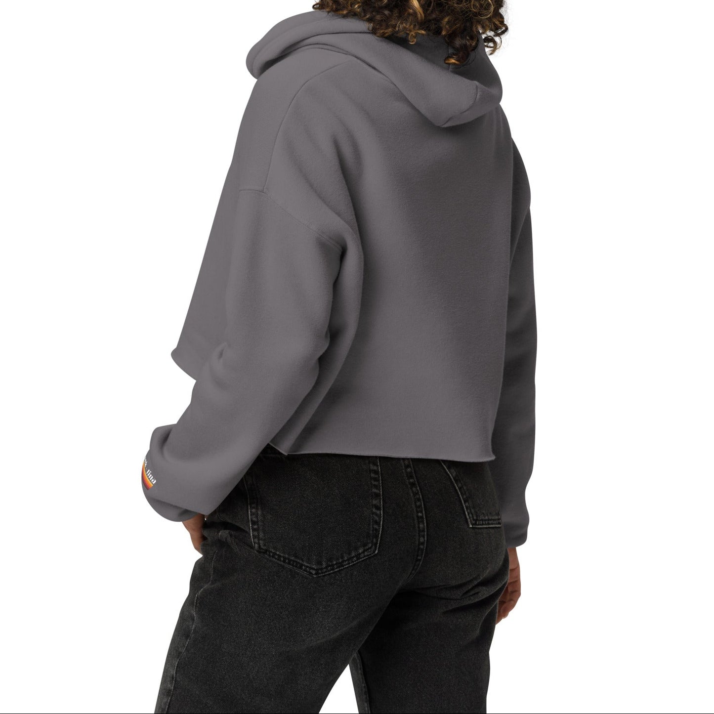 big ol' discoball | crop hoodie