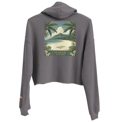 island paradise | crop hoodie