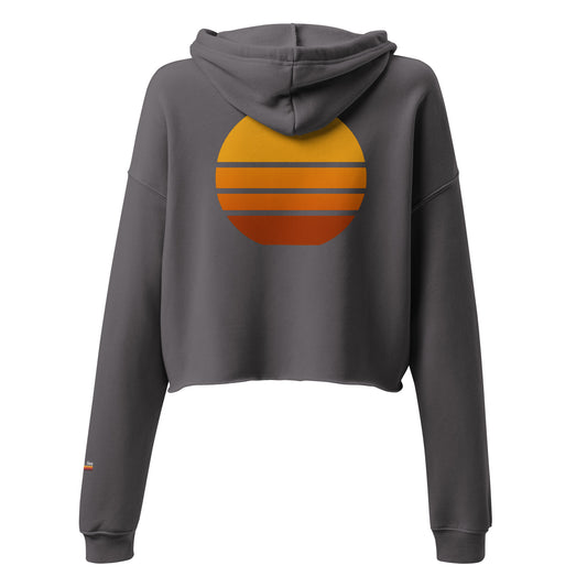 sunset view | crop hoodie