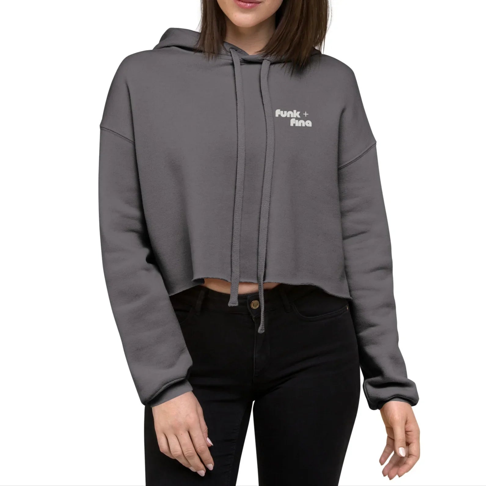 morning sunrise back | crop hoodie - f u n k + f i n a