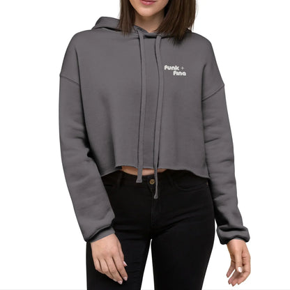 morning sunrise back | crop hoodie - f u n k + f i n a