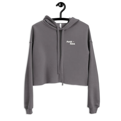 earthy sunrise back | crop hoodie - f u n k + f i n a