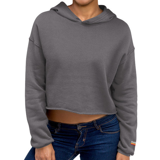 green forest | crop hoodie