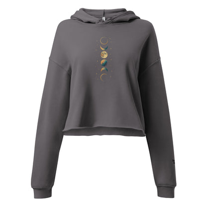 moon phases | crop hoodie