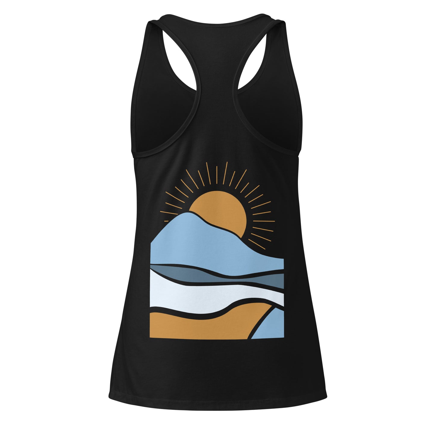 morning sunrise back | racerback tank