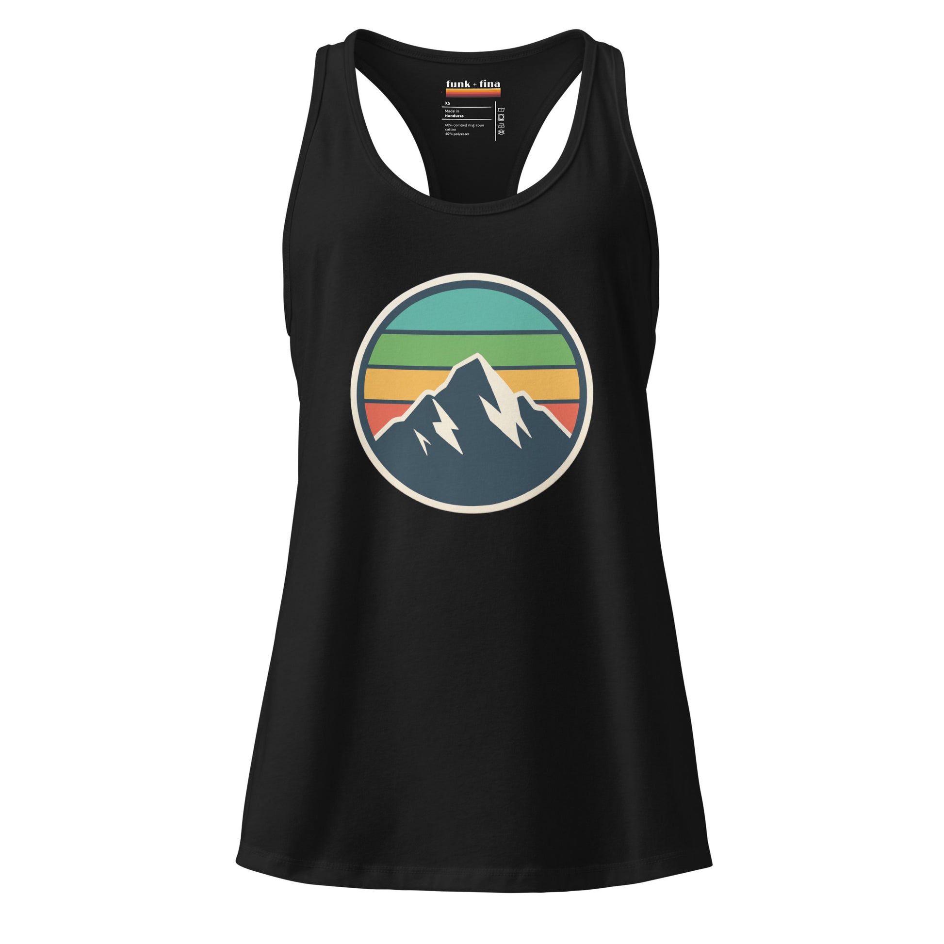 rainbow mountain | racerback tank