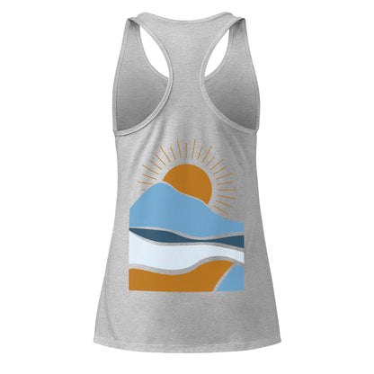 morning sunrise back | racerback tank