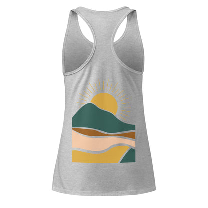 earthy sunrise back | racerback tank