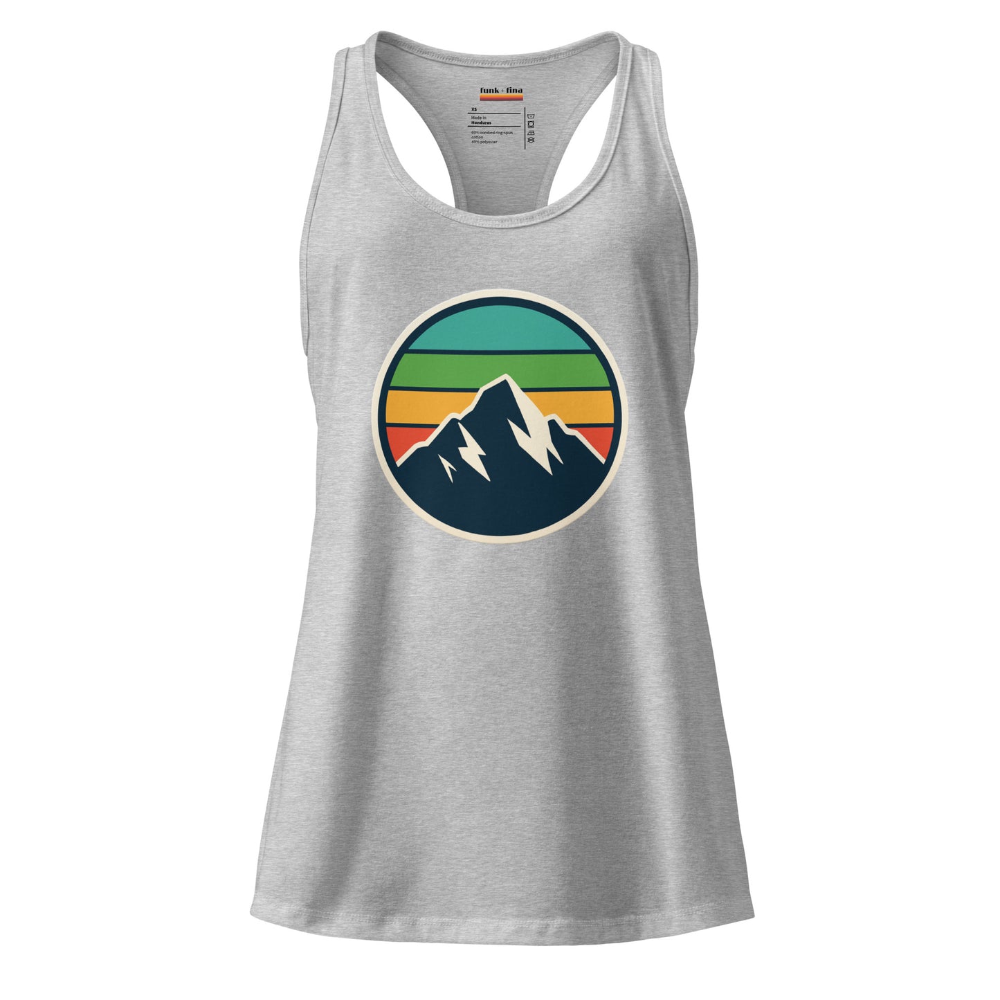 rainbow mountain | racerback tank