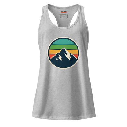 rainbow mountain | racerback tank
