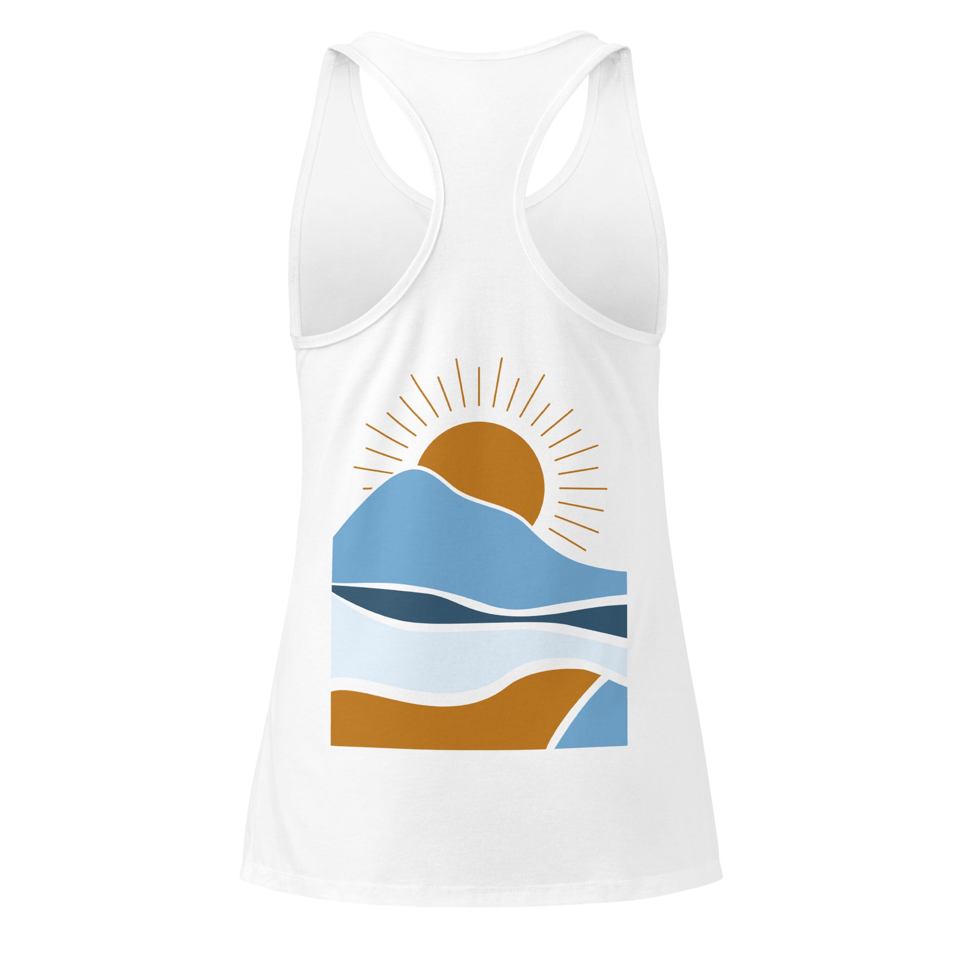 morning sunrise back | racerback tank