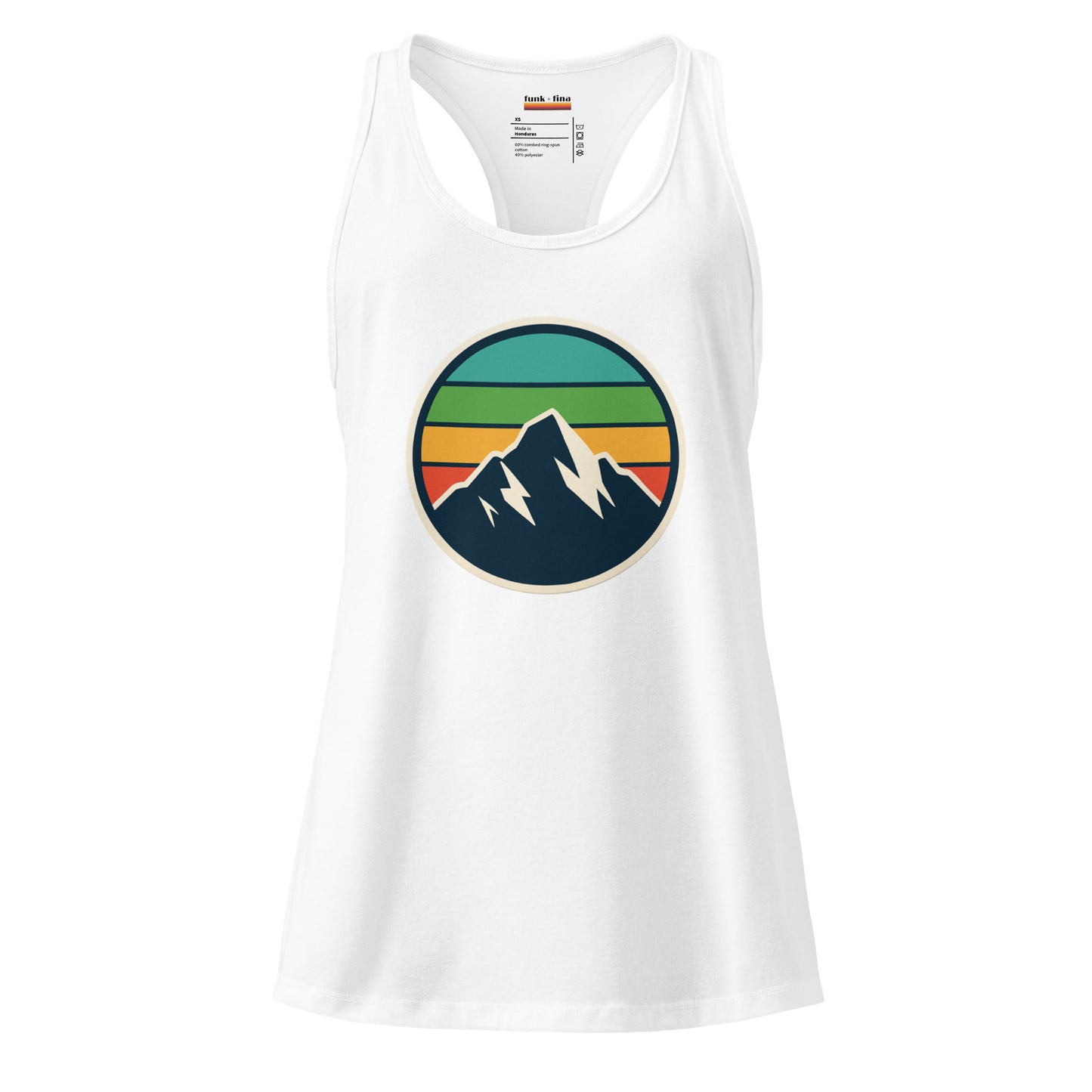 rainbow mountain | racerback tank