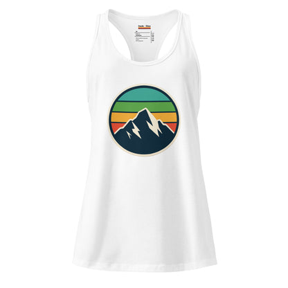 rainbow mountain | racerback tank