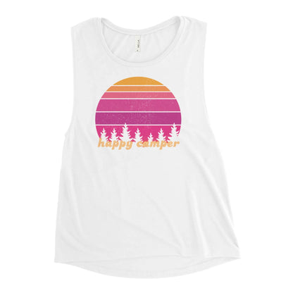 pink sunset | girlie muscle tank - f u n k + f i n a
