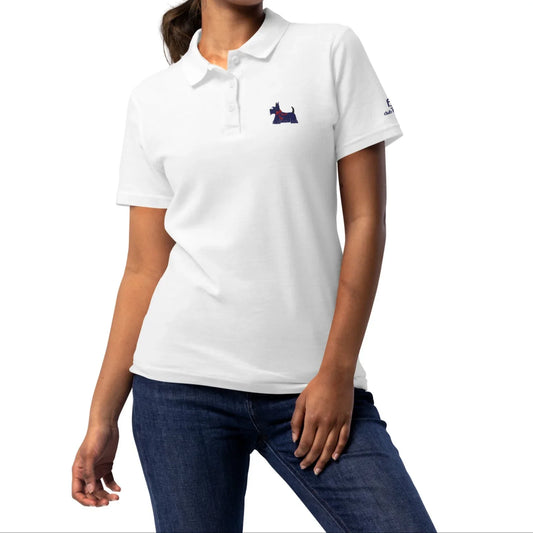 scottie dog | women's polo - f u n k + f i n a