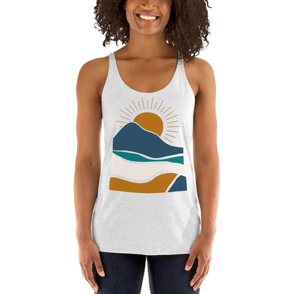 rustic sunrise | racerback tank - f u n k + f i n a