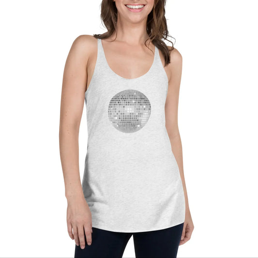 discoball | racerback tank - f u n k + f i n a