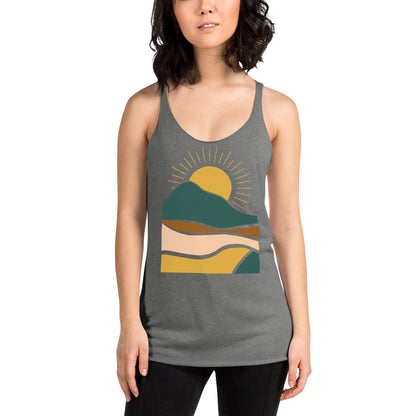 earthy sunrise | racerback tank - f u n k + f i n a