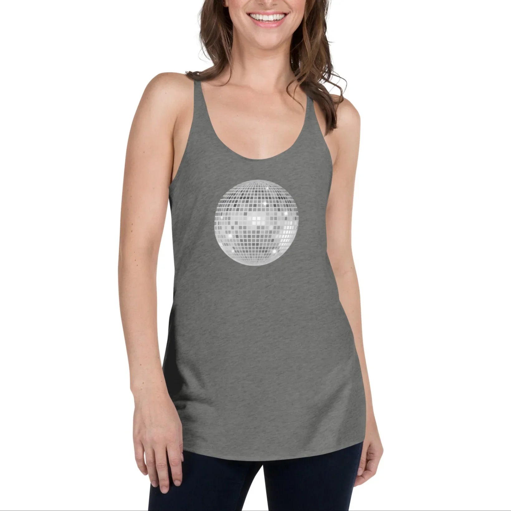 discoball | racerback tank - f u n k + f i n a