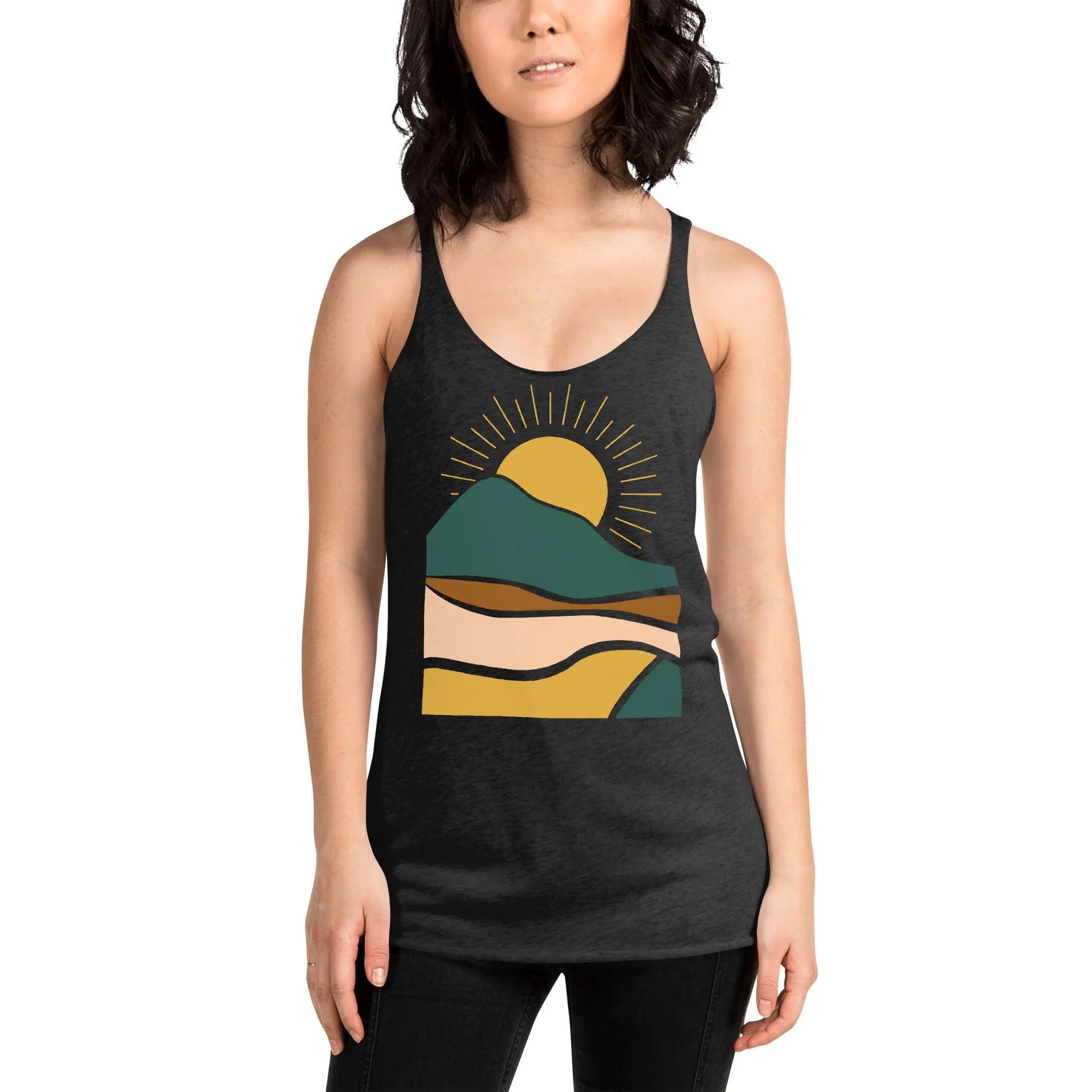 earthy sunrise | racerback tank - f u n k + f i n a