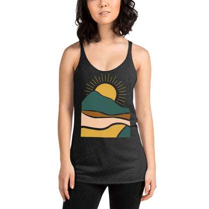 earthy sunrise | racerback tank - f u n k + f i n a
