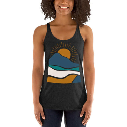 rustic sunrise | racerback tank - f u n k + f i n a