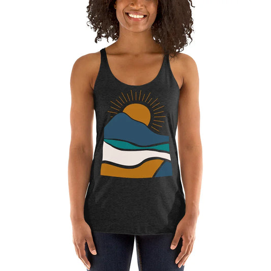 rustic sunrise | racerback tank - f u n k + f i n a