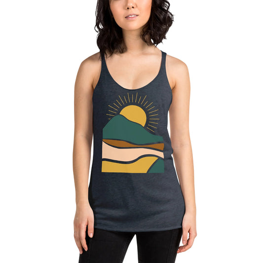 earthy sunrise | racerback tank - f u n k + f i n a