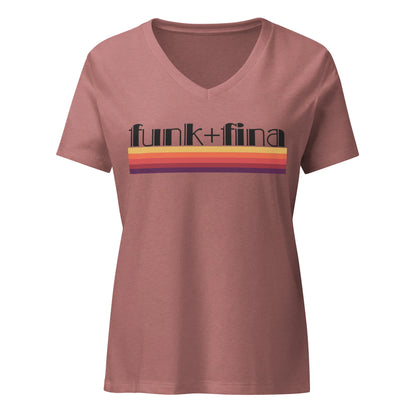 retro | vee-neck tee - f u n k + f i n a