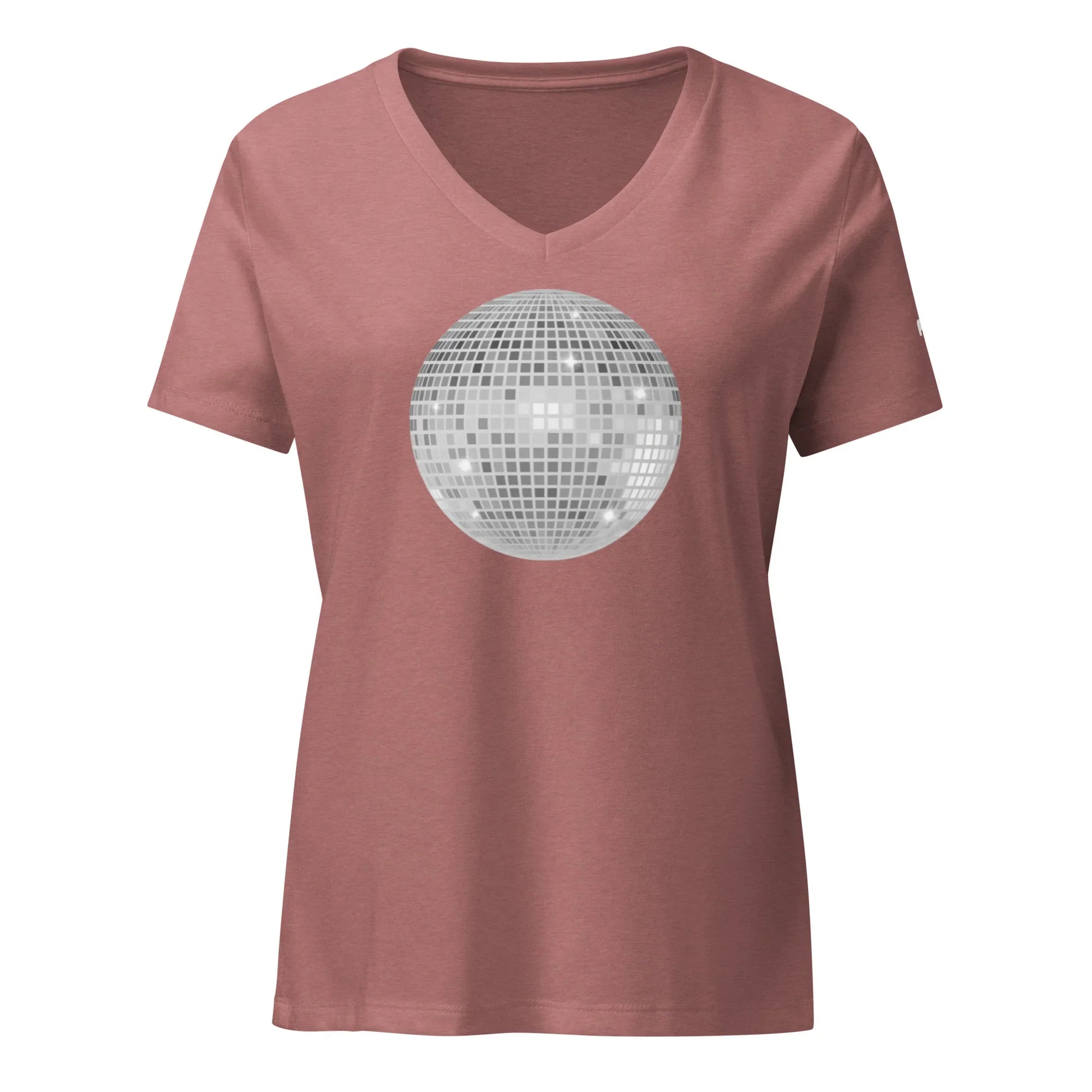 discoball | vee-neck tee - f u n k + f i n a