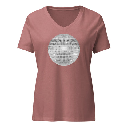discoball | vee-neck tee - f u n k + f i n a